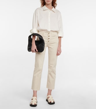 The Straight Crop high-rise jeans | 7 For All Mankind