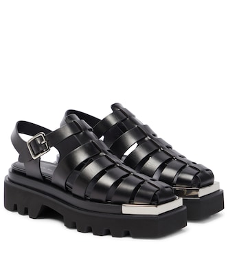 Plateausandalen aus Leder | Peter Do