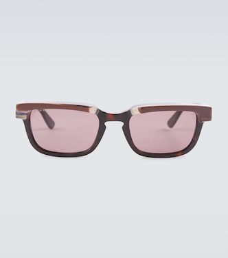 Occhiali da sole rettangolari in acetato | Gucci