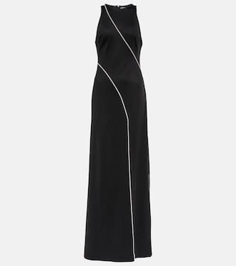 Verzierte Robe aus Jersey | Galvan