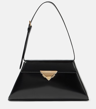 Medium leather shoulder bag | Prada