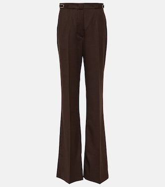Vesta high-rise wool flared pants | Gabriela Hearst