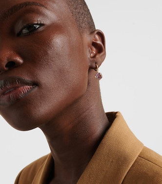 Boucles d'oreilles Crown en or 18 ct et améthystes | Ileana Makri