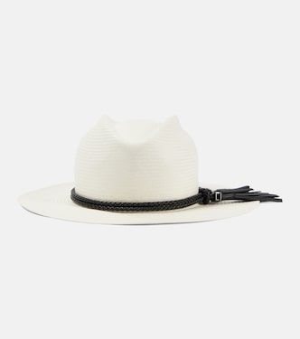 Cappello Elfi in paglia e pelle | Max Mara