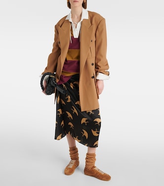 Giacca doppiopetto in gabardine | Dries Van Noten