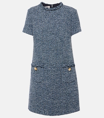 Tweed denim minidress | Valentino