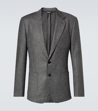 Veste de costume en laine mélangée | Dolce&Gabbana