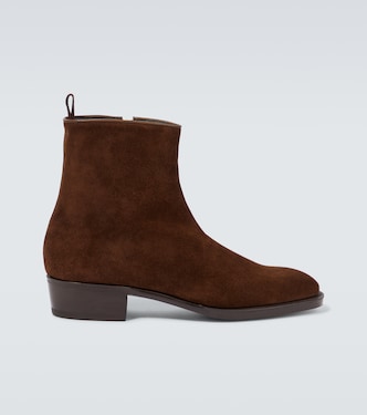 Ankle Boots Freddi aus Veloursleder | John Lobb