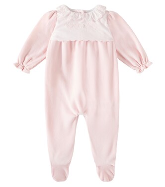 Baby - Tutina in misto cotone con pizzo | Patachou