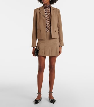 Bedrucktes Top aus Mesh | Ganni