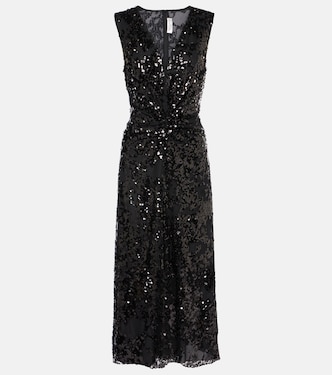 Midikleid mit Pailletten | Victoria Beckham