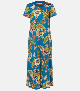 Bedrucktes Maxikleid aus Baumwolle | La DoubleJ