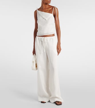Pantaloni Rosalia in ramia a vita media | SIR