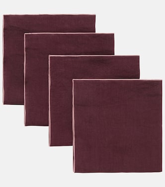 Set of 4 linen napkins | Once Milano