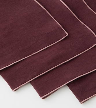 Set of 4 linen napkins | Once Milano