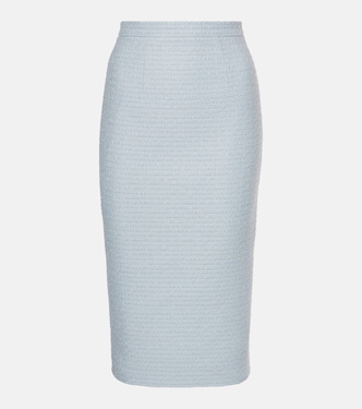 Gonna midi in bouclé | Roland Mouret