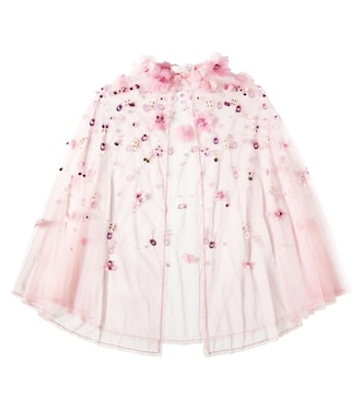Zahra embroidered tulle cape | Tutu Du Monde