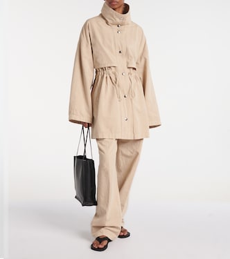 Giacca Herbie in gabardine di cotone e lino | The Row
