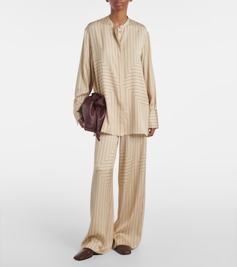 Hulin silk-blend wide-leg pants | Joseph