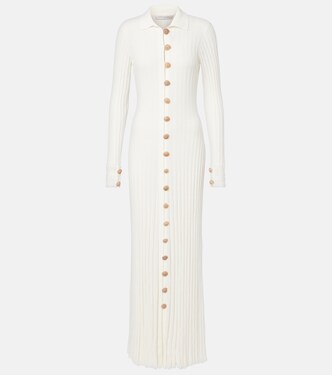 Robe longue Sundial Shell en coton mélangé | Christopher Esber