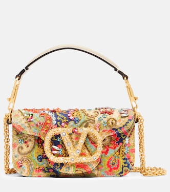 Verzierte Schultertasche Locò Small | Valentino Garavani