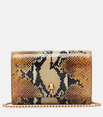 Skull Small leather crossbody bag | McQueen