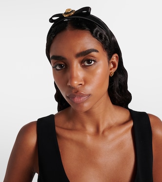 Cinta para el pelo Medusa '95 de satén con lazo  | Versace