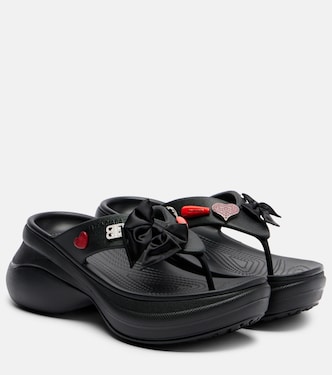 x Crocs Jibbitz 플랫폼 통 샌들 | Balenciaga