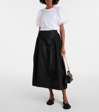 Puff-sleeve cotton jersey T-shirt | Simone Rocha