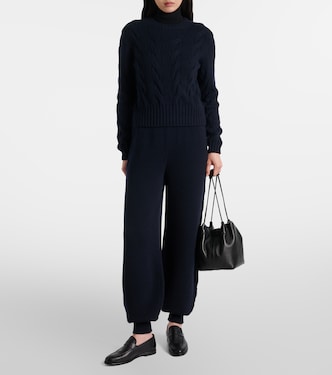 Napier cable-knit cashmere sweater | Loro Piana