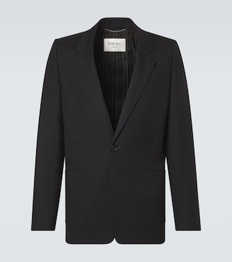 Blazer aus Woll-Gabardine | Saint Laurent