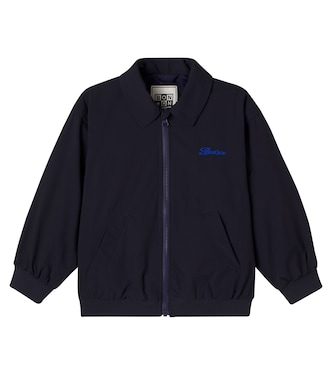 Logo embroidered blouson jacket | Bonton