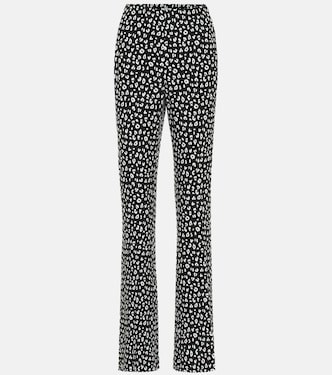 Printed jersey straight pants | Miu Miu