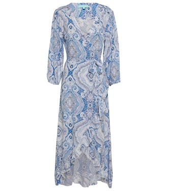 Taylor printed wrap midi dress | Melissa Odabash