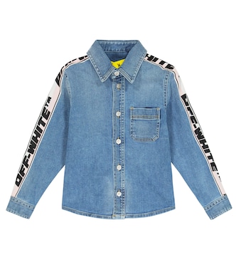 Chemise en jean à logo | Off-White Kids