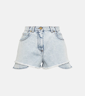 Shorts di jeans a vita alta | Balmain