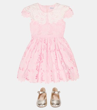 Guipure lace dress | Self-Portrait Kids