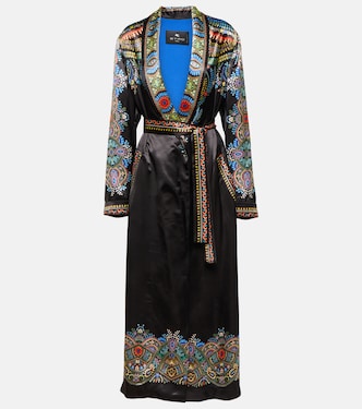 Albornoz de satén estampado | Etro