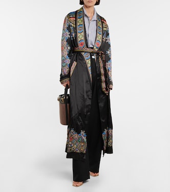 Albornoz de satén estampado | Etro