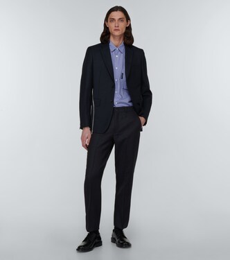 Pantalones de lana en espiga | Comme des Garçons Homme Deux