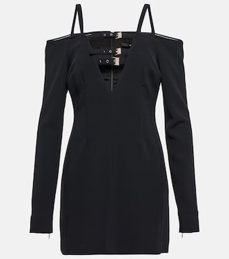 【関税込み】Louisa Ballou ブラック Helios ミニドレス Helios printed minidress in black - Louisa Ballou | Mytheresa