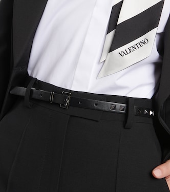 Rockstud slim leather belt | Valentino Garavani