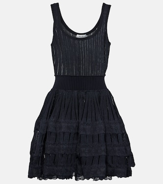 Minikleid aus Rippstrick | Alaïa