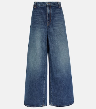 Jeans a gamba larga Jacob a vita alta  | Khaite