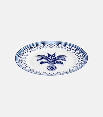 Jaipur porcelain charger plate | Aquazzura Casa