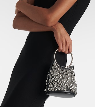 Verzierte Bucket-Bag Ring Mini aus Leder | Alaïa
