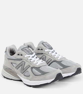 Baskets Made in USA 990v4 en daim | New Balance
