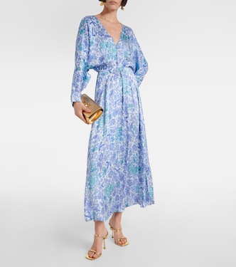 Vestido midi estampado | Poupette St Barth