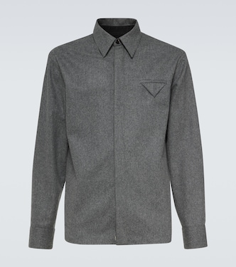 Wool flannel shirt | Bottega Veneta