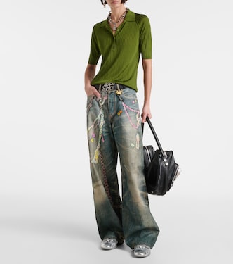 Jeans anchos 1981 trompe l’oeil | Acne Studios